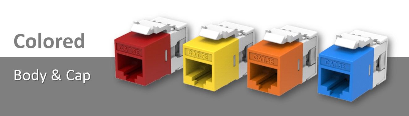 Aangepaste kleurrijke slanke Keystone-aansluiting